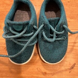 Toddler Allbirds Wool Runners Teal Lace-Up  Shoes